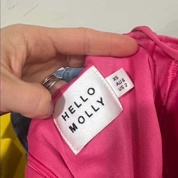 Hello Molly Fun Party Girl sequins mini dress bodycon corset barbiecore vegas - Picture 3 of 8